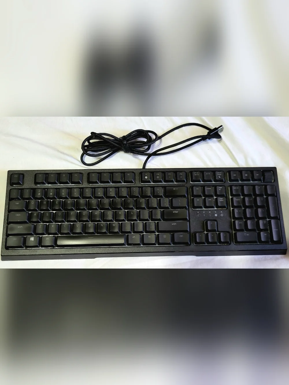 Razer Gaming Keyboard in Black with Multicolor Lighting